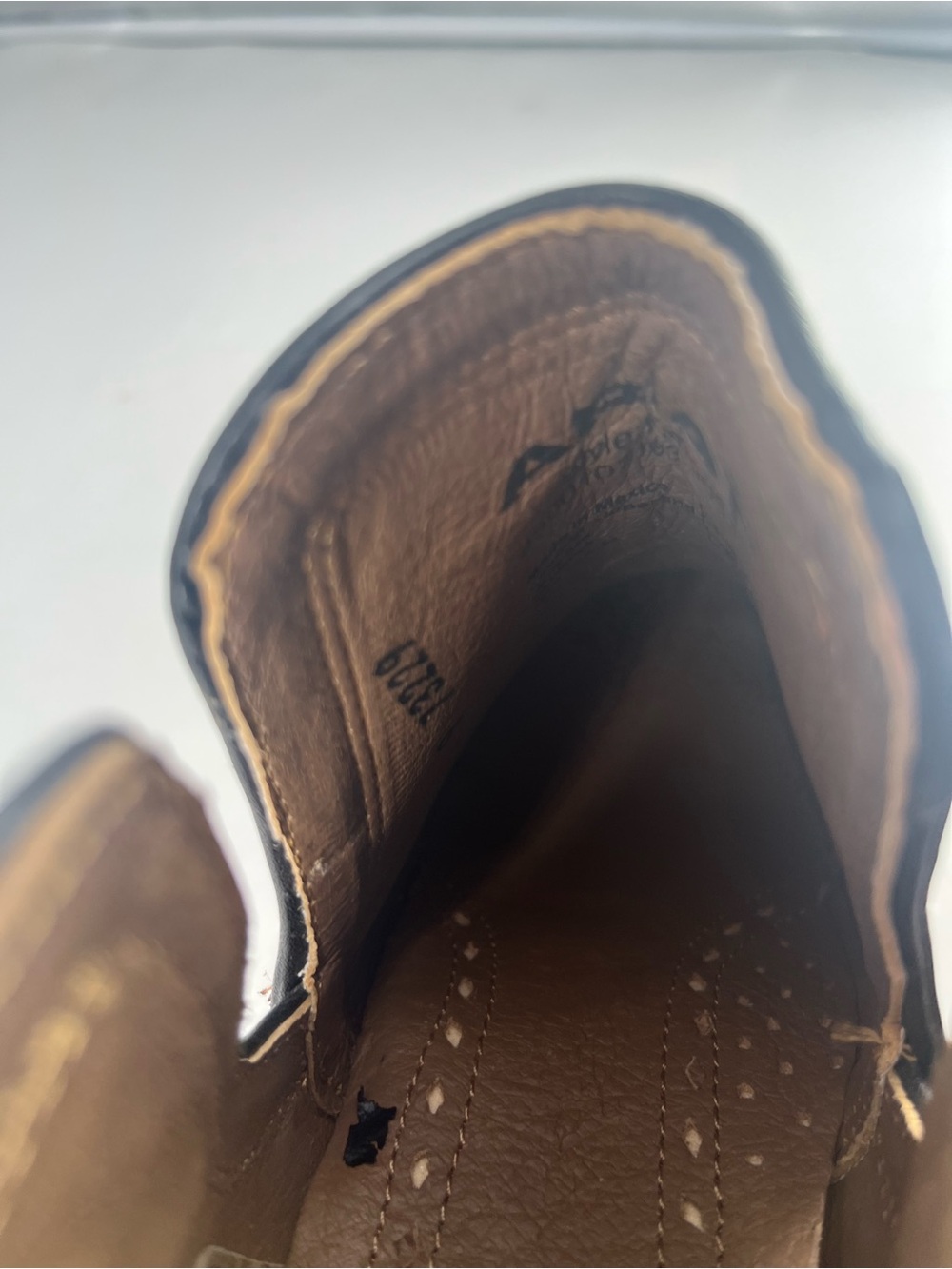 Ariat Black and Brown Western Cutout Ankle Booties - Picture 4 of 5